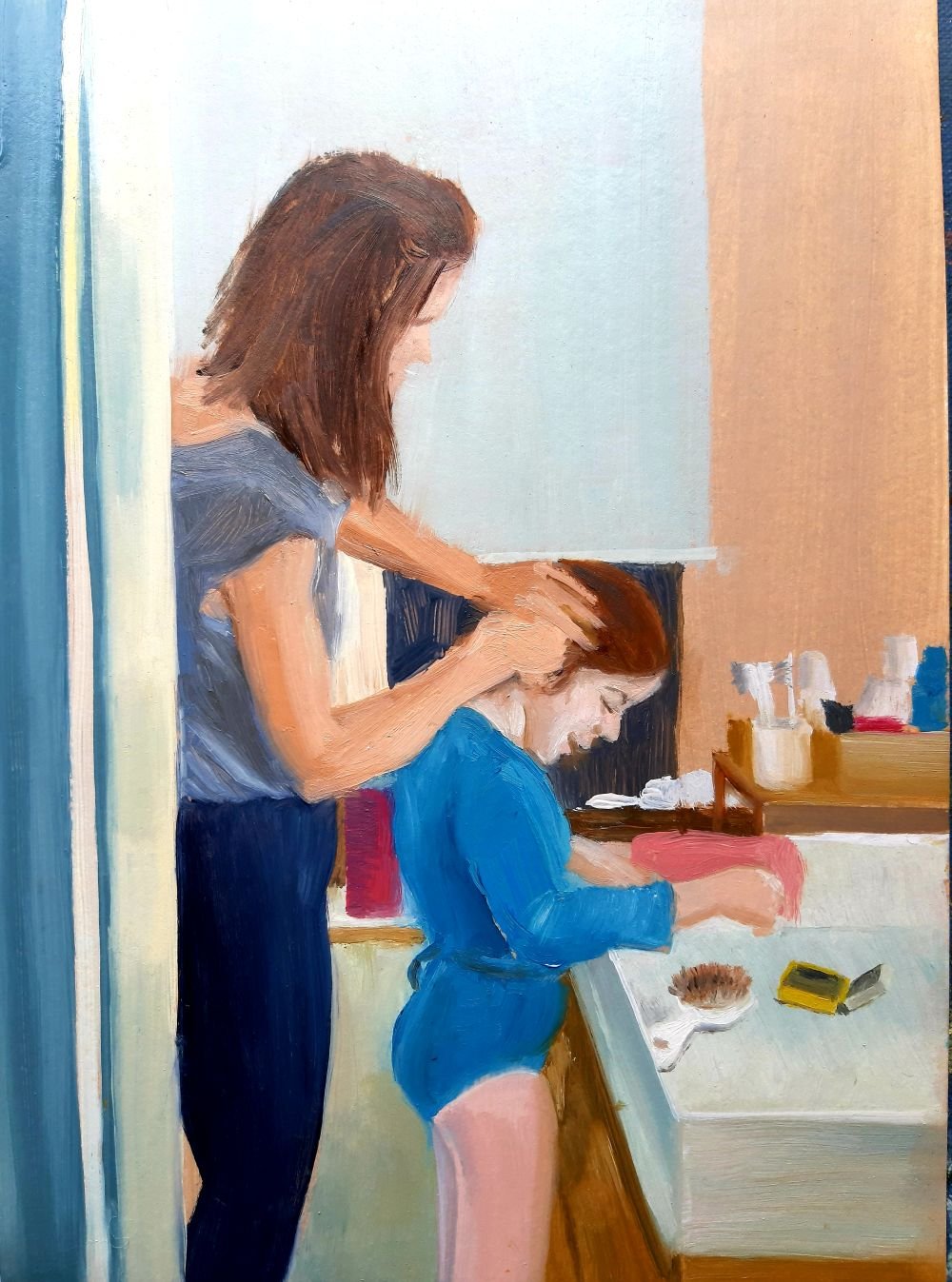 Before, 2021, oil painting, 50x40cm