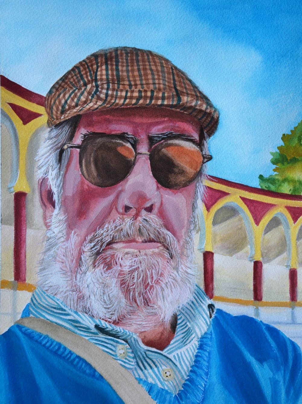 Fiesta, 2020, gouache, 30×23 cm