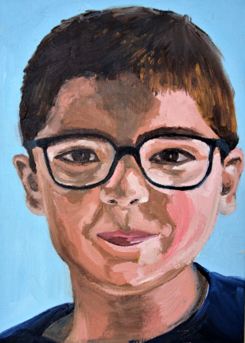Antonio, 2016, oil painting, 35×25 cm