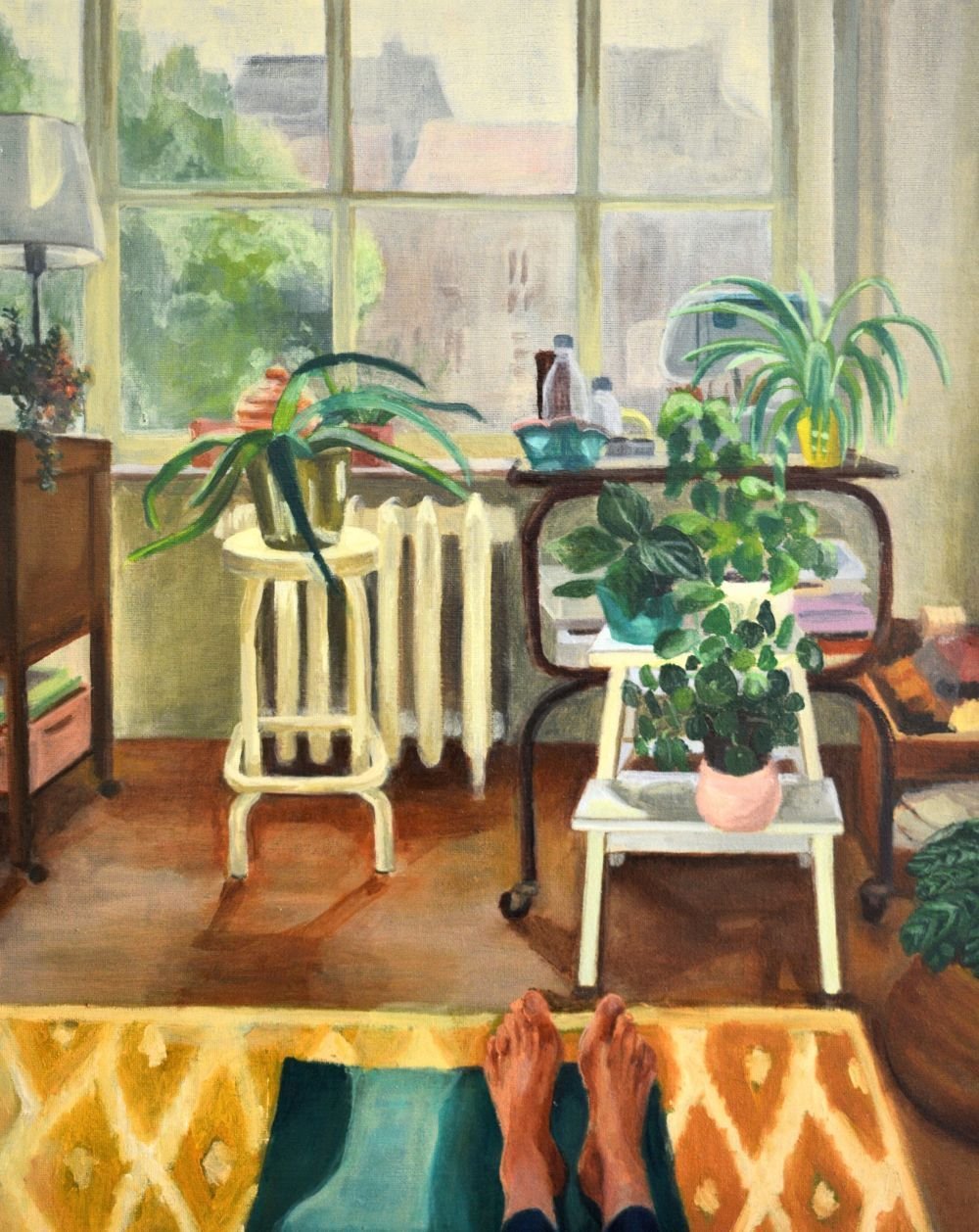 Early, 2022, oil painting, 50×40 cm