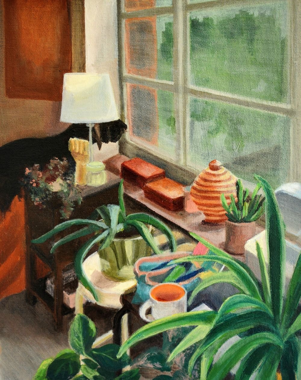 Bric-à- Brac II, 2022, oil painting, 35×28 cm